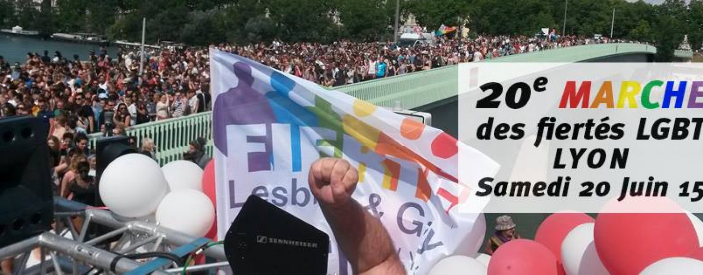 Changement majeur du parcours de la Gay Pride de Lyon 2015