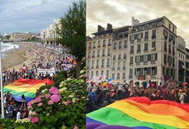 La Gay Pride de Biarritz en même temps que le retour des Casetas