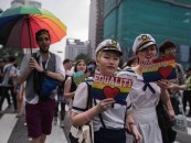 5000 personnes à la gay pride de Séoul