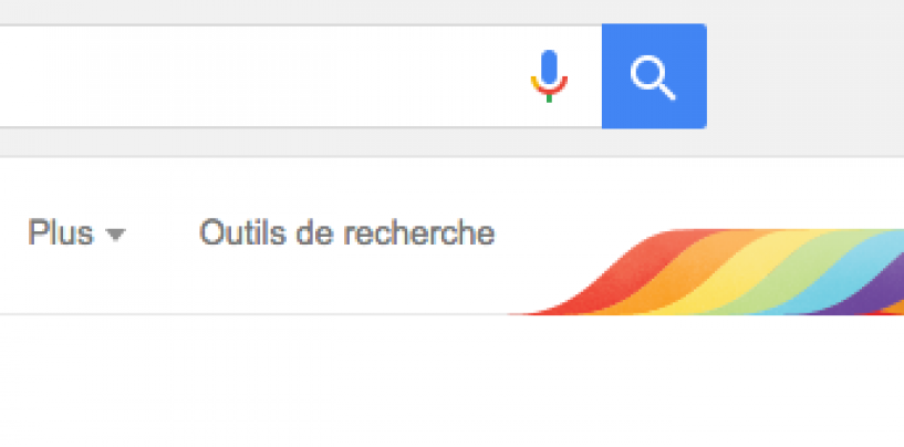 Google affiche le drapeau gay