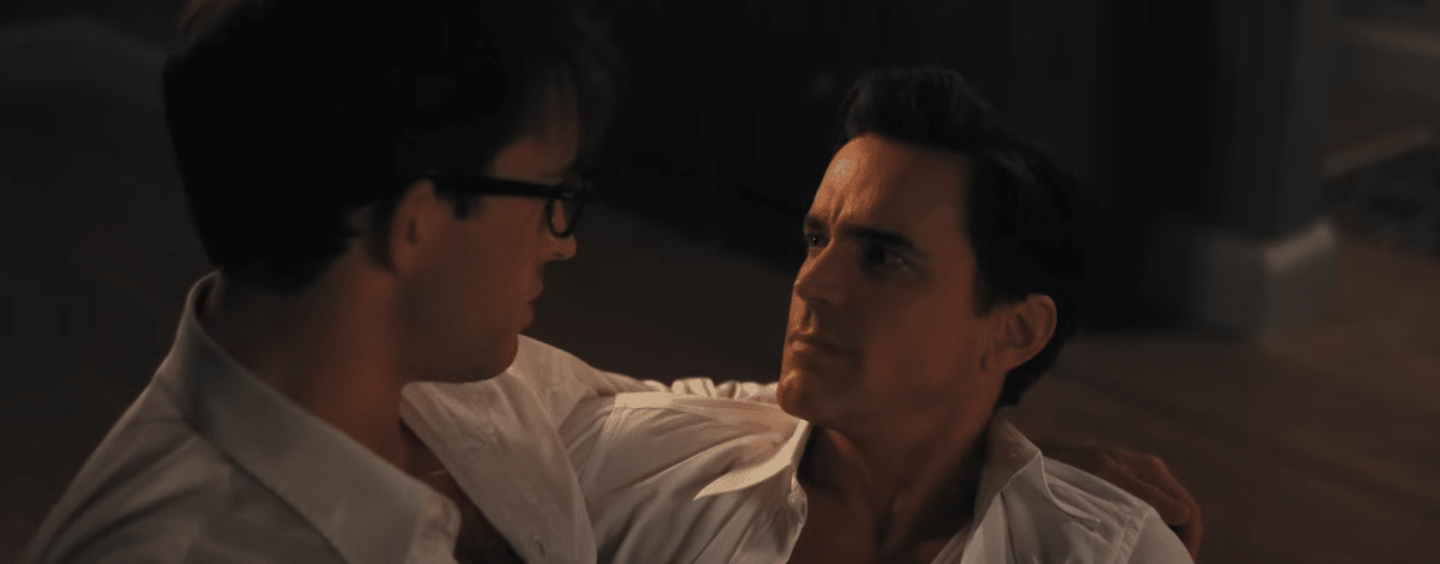 Regardez Matt Bomer et Jonathan Bailey s’échauffer dans le clip « Fellow Travelers »
