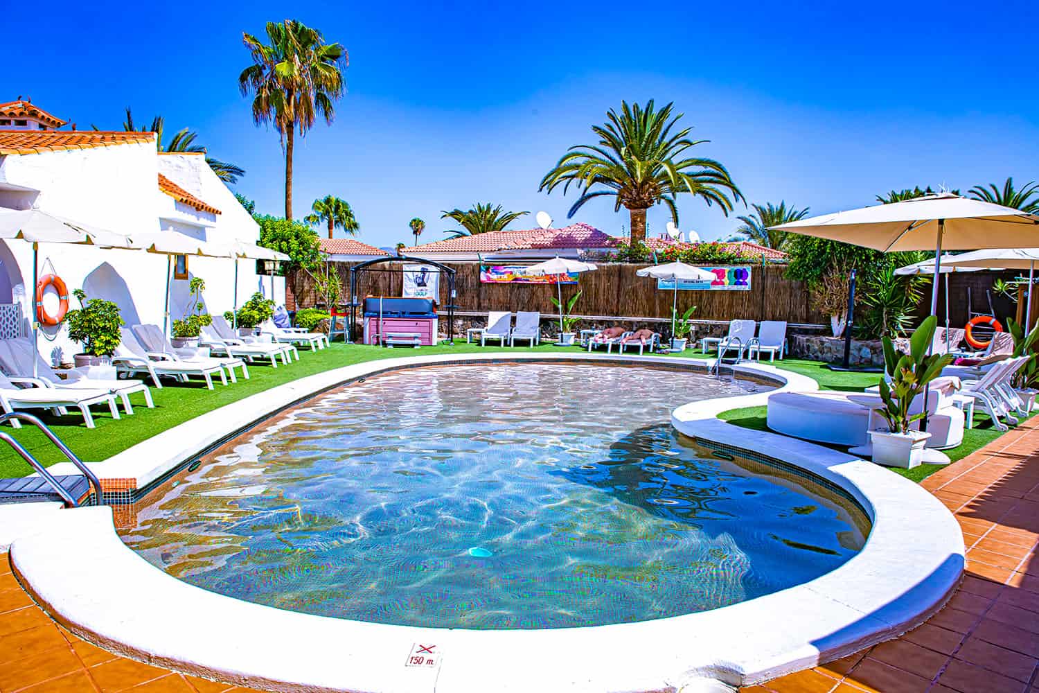 Bungalows de golf arc-en-ciel