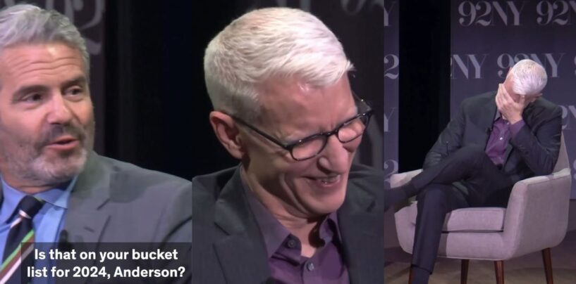 Regardez Anderson Cooper rire adorablement de la question torride d’Andy Cohen