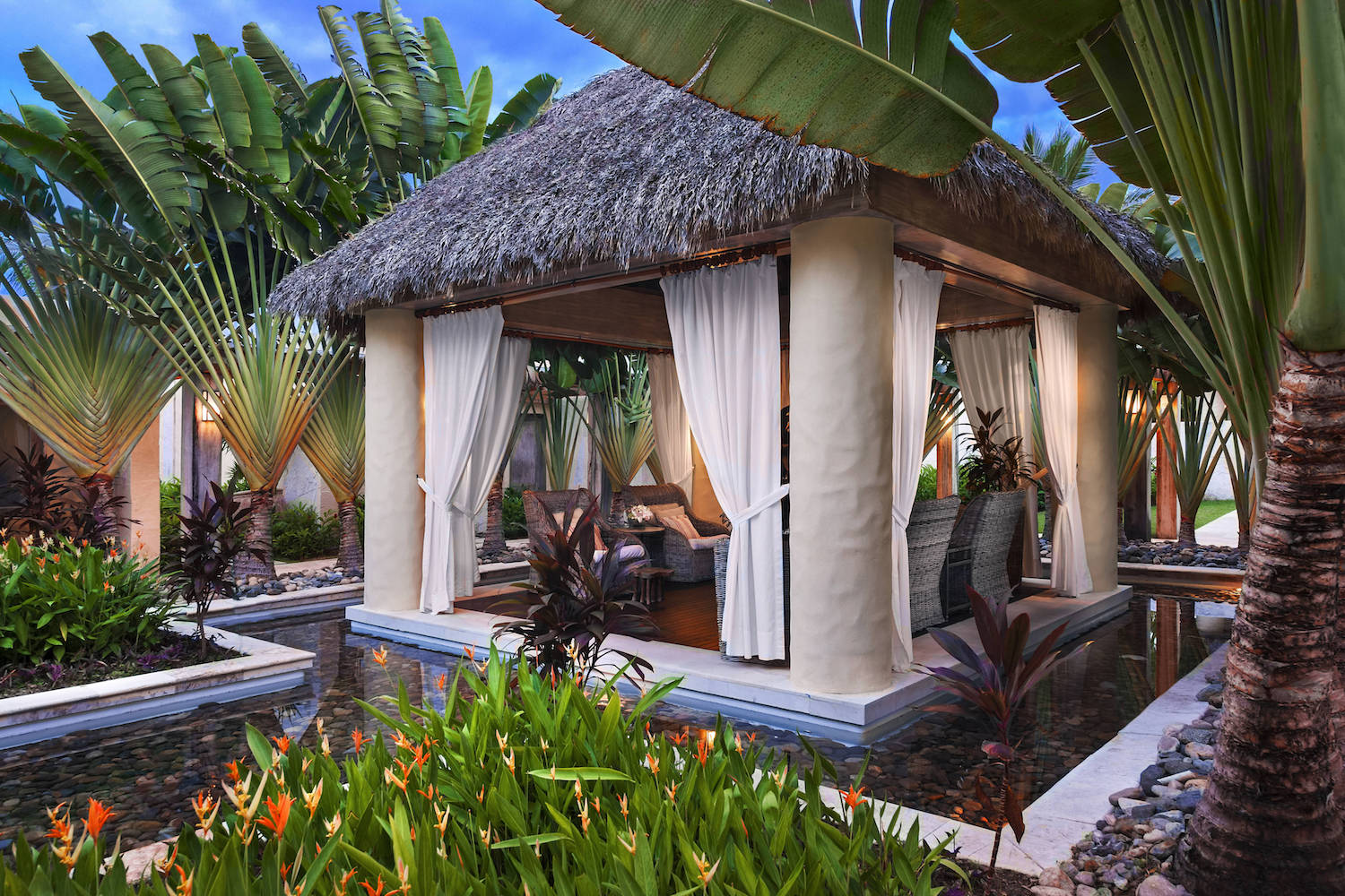 Gay Punta Mita, Mexique.  Photo d'un auvent au St. Regis Punta Mita Resort Hotel.