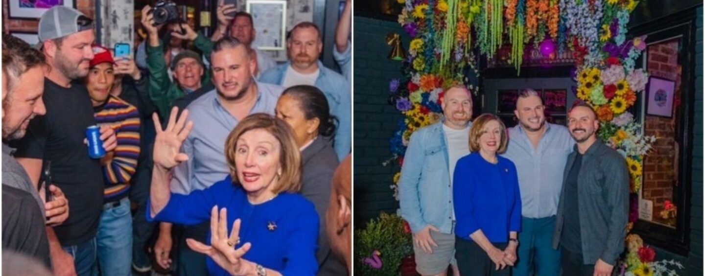 Nancy Pelosi fait une visite surprise au Little Gay Pub de DC en hommage à la communauté LGBTQ+