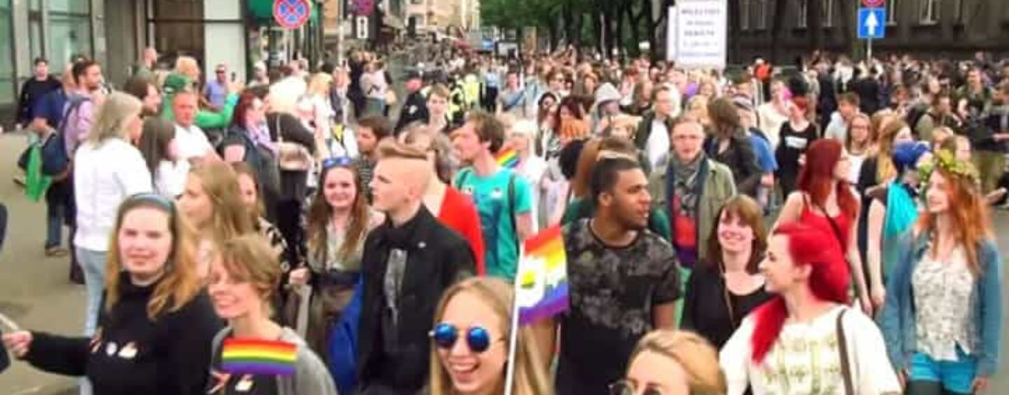 EuroPride historique à Riga