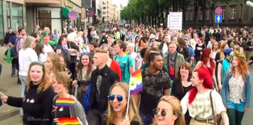 EuroPride historique à Riga