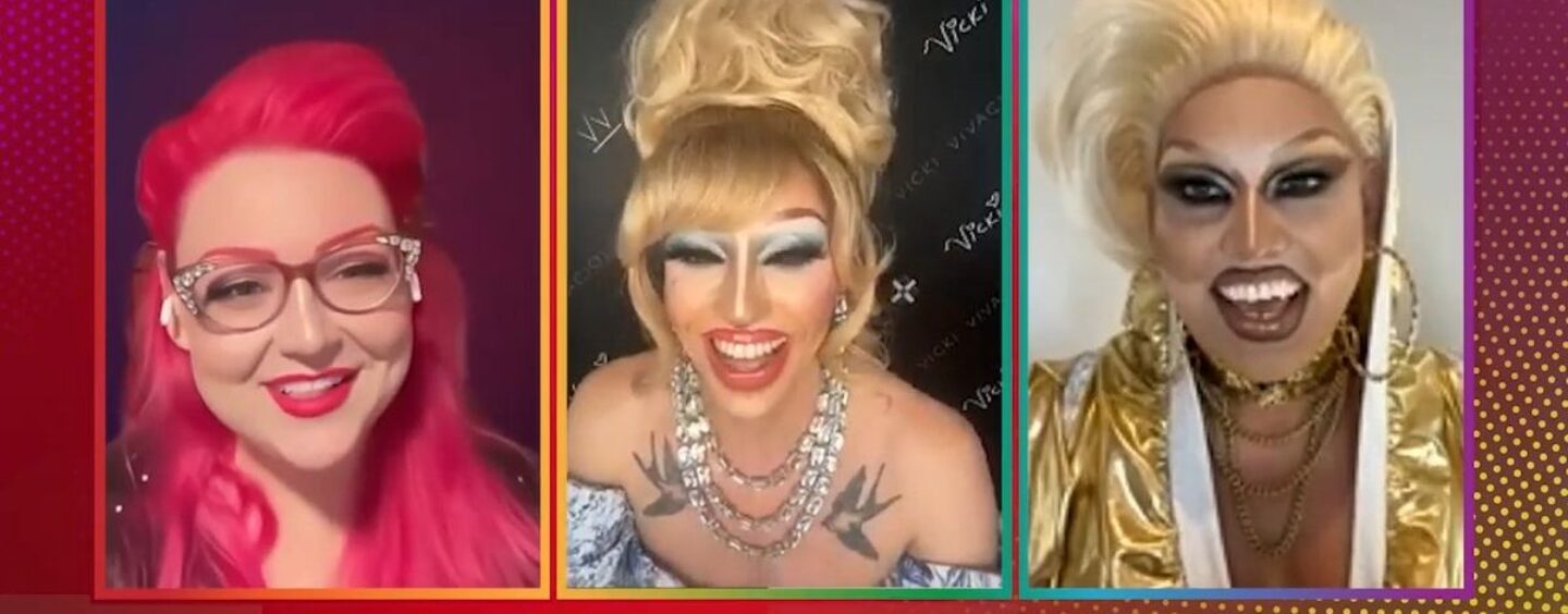 Vicki Vivacious et Michael Marouli de DRUK parlent d’être les meilleurs amis avant le spectacle