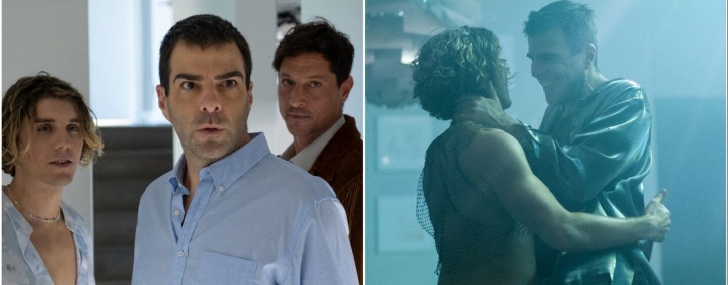 Regardez Zachary Quinto et Lukas Gage dans le clip hilarant et torride de « Down Low »
