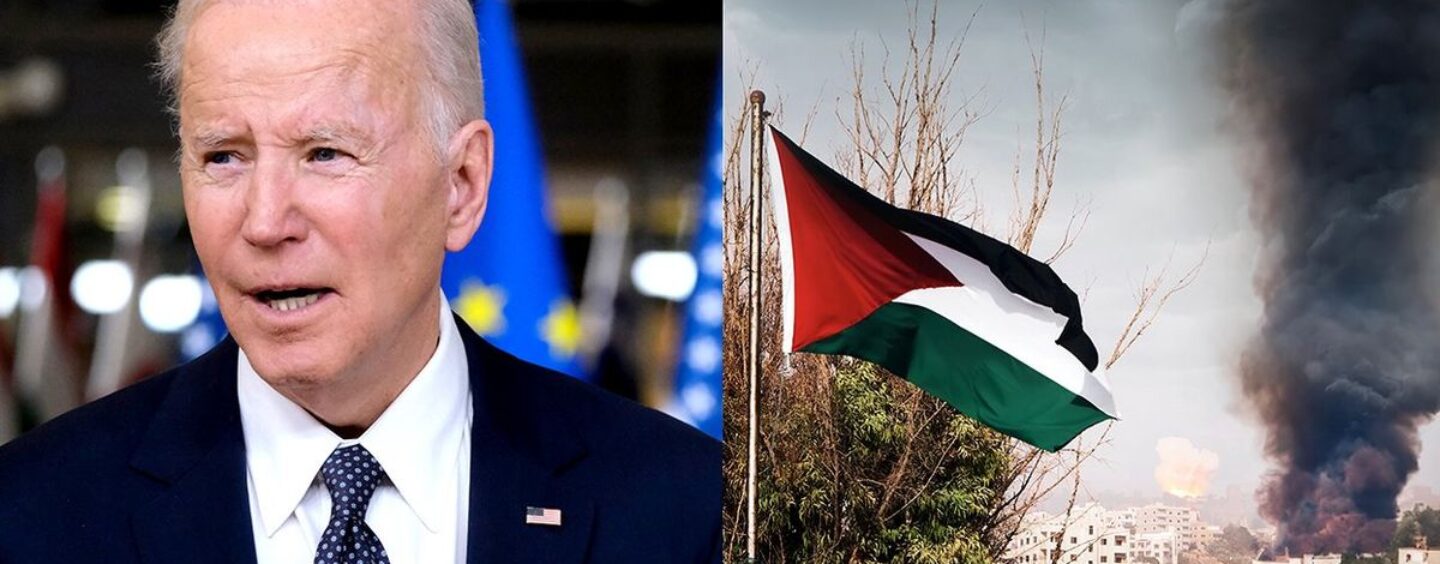 Le président Joe Biden interrompu par un manifestant contre la guerre Israël-Hamas lors d’un discours sur les droits LGBTQ+