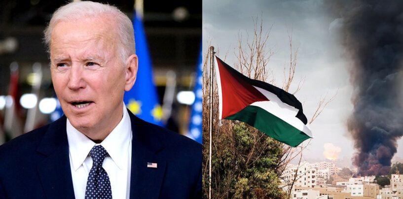 Le président Joe Biden interrompu par un manifestant contre la guerre Israël-Hamas lors d’un discours sur les droits LGBTQ+