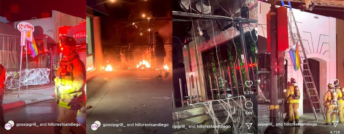 Un incendie criminel soupçonné après l’incendie d’un bar pour femmes queer de San Diego