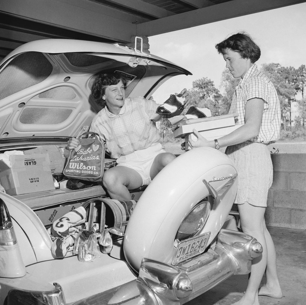 Bébé Didrikson et Betty Dodd