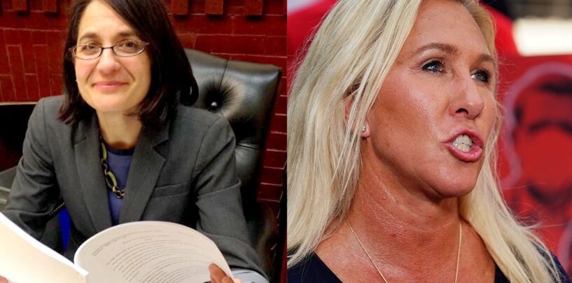 Regardez la représentante lesbienne Becca Balint dénoncer l’homophobe Marjorie Taylor Greene sur le sol de la maison