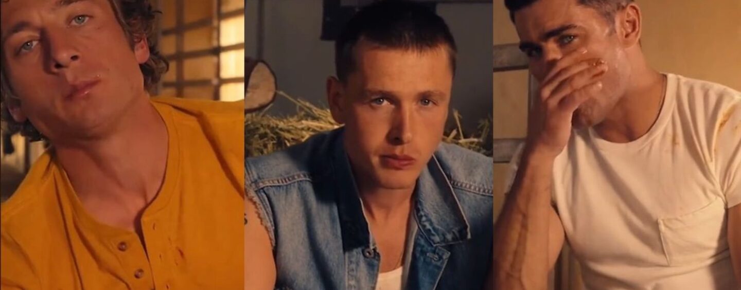 Regardez cette vidéo très gay du casting de « The Iron Claw » mangeant des côtes levées