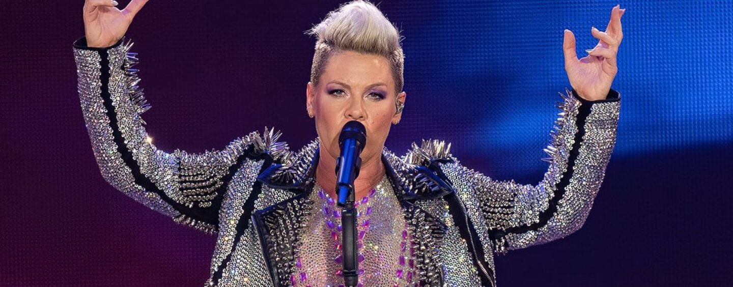 Pink lève le majeur pour réserver des banderoles et distribuera des livres lors de concerts en Floride