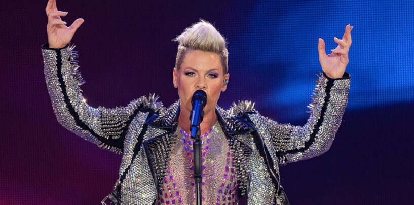 Pink lève le majeur pour réserver des banderoles et distribuera des livres lors de concerts en Floride