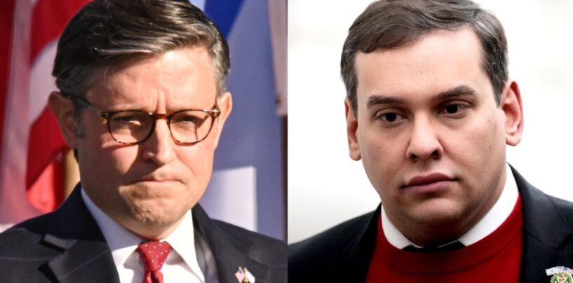 Mike Johnson dit qu’il a parlé avec George Santos du scandale éthique à Thanksgiving