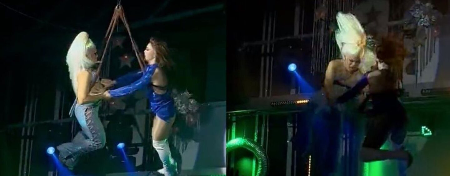 Regardez le moment palpitant où les Drag Queens ont plongé au sol pendant la performance de « Fly »