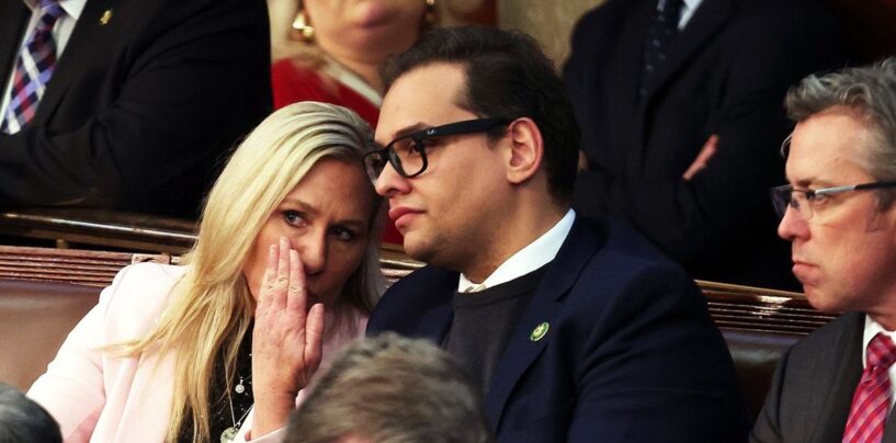 Marjorie Taylor Greene est folle que ses collègues républicains puissent expulser son ami George Santos