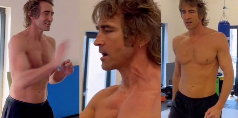 Cette vidéo d’un Lee Pace torse nu nous secoue jusqu’aux fondations