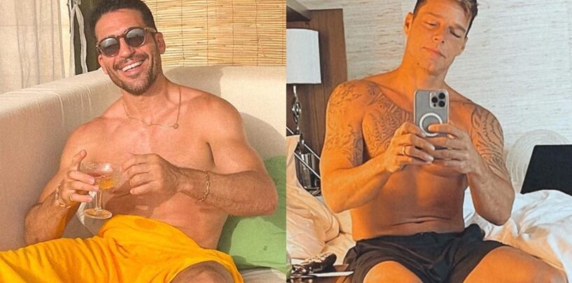 Miguel Ángel Silvestre et Ricky Martin flirtent d’avant en arrière – nous regardons avec respect