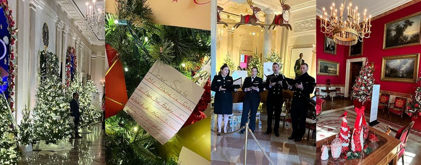 39 images festives de la Maison Blanche qui montrent « la magie, l’émerveillement et la joie »