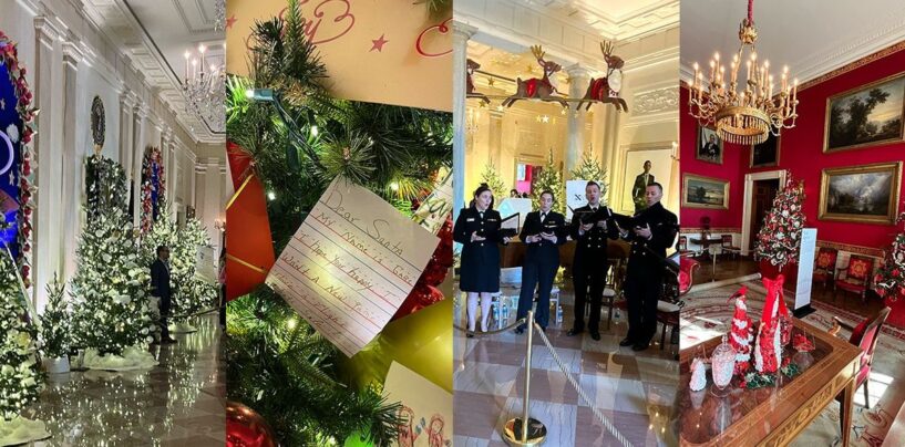 39 images festives de la Maison Blanche qui montrent « la magie, l’émerveillement et la joie »