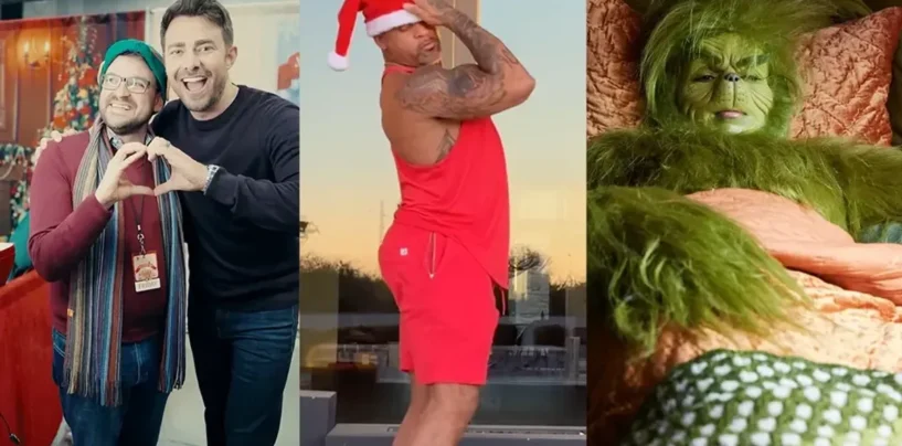 Du Pilates de Noël aux impressions Grinch, voici comment ces célébrités queer ont célébré Noël