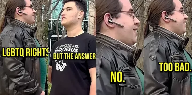 Regardez ce TikToker chrétien tenter un Gotcha LGBTQ+ et vous faire troller de manière hilarante à la place