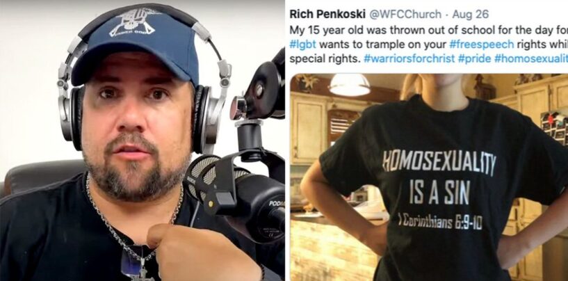 La fille du prédicateur d’un groupe haineux s’installe avec le district scolaire à propos de la chemise « L’homosexualité est un péché »