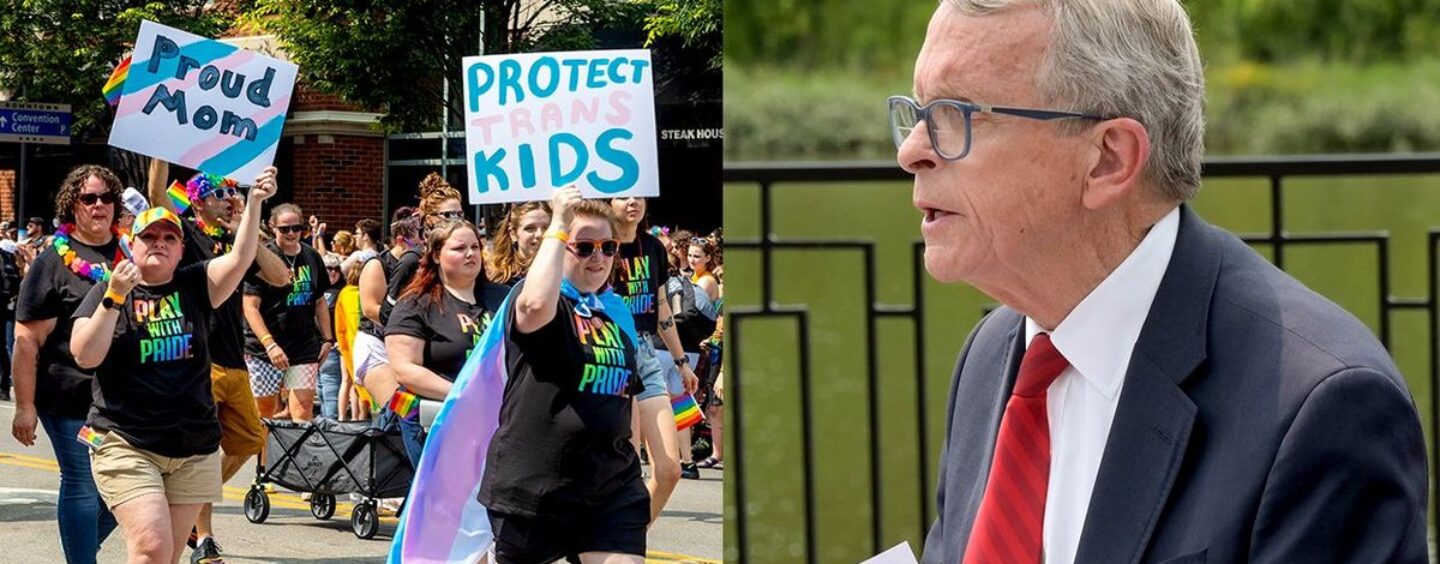 Le gouverneur de l’Ohio, Mike DeWine, signe un décret interdisant les chirurgies d’affirmation de genre pour les mineurs