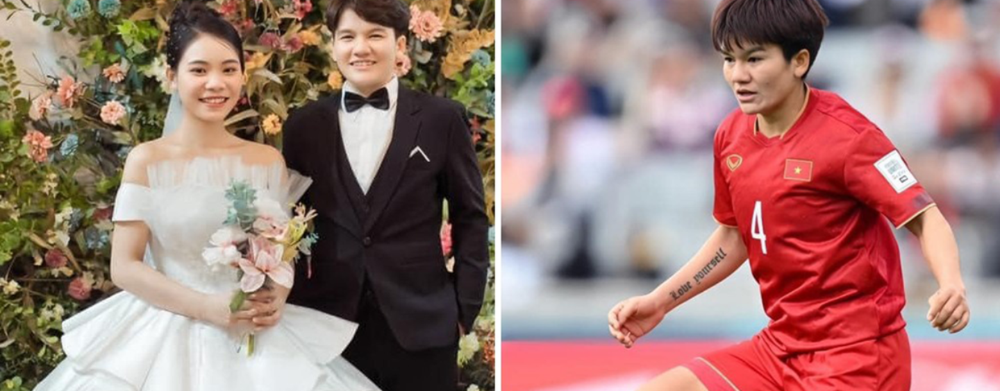 Cette star du football vient d’entrer dans l’histoire en épousant sa petite amie