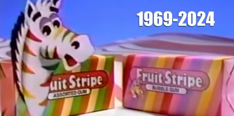Gomme RIP Fruit Stripe, nous avons littéralement oublié que vous existiez encore