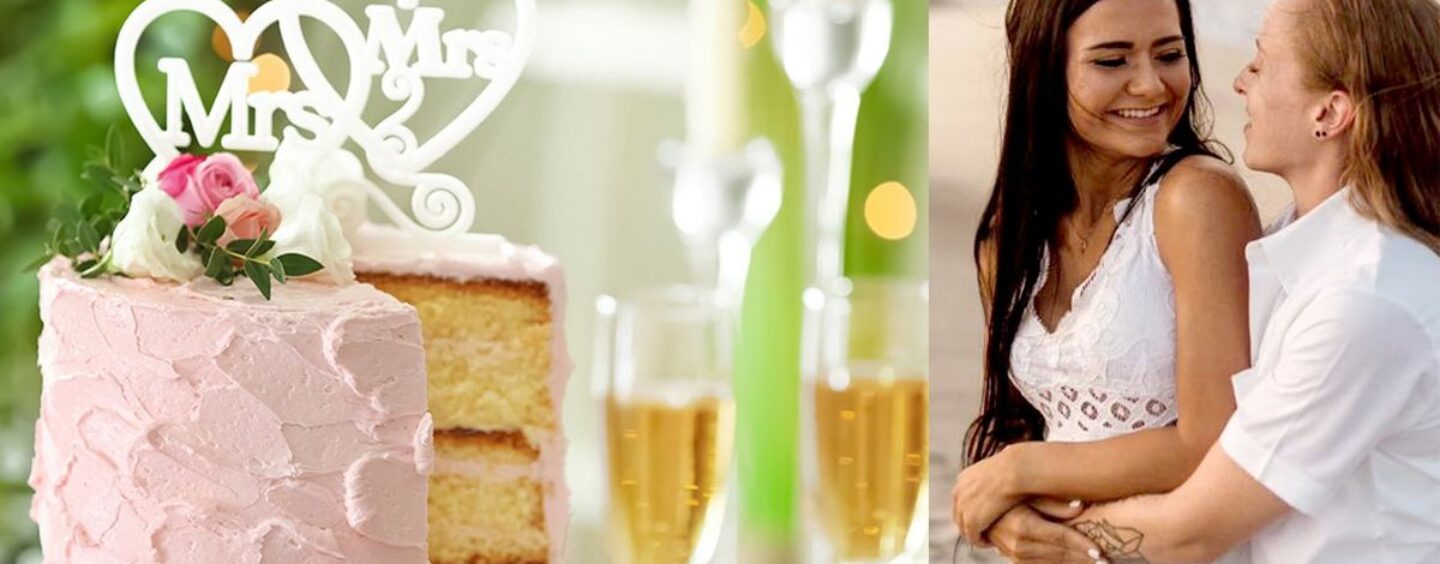 Un couple de lesbiennes a été rejeté par une salle de mariage.  Maintenant, ils en ont reçu un gratuitement