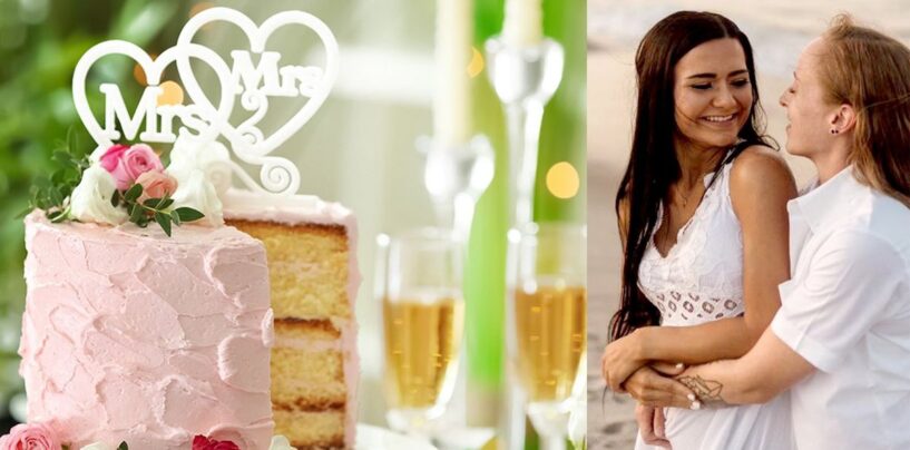 Un couple de lesbiennes a été rejeté par une salle de mariage.  Maintenant, ils en ont reçu un gratuitement