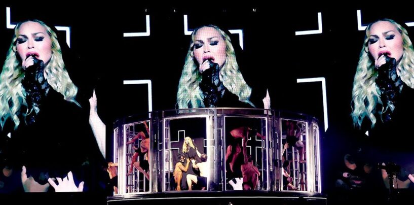 Madonna rend hommage à deux héros de la crise du sida lors d’un show à New York