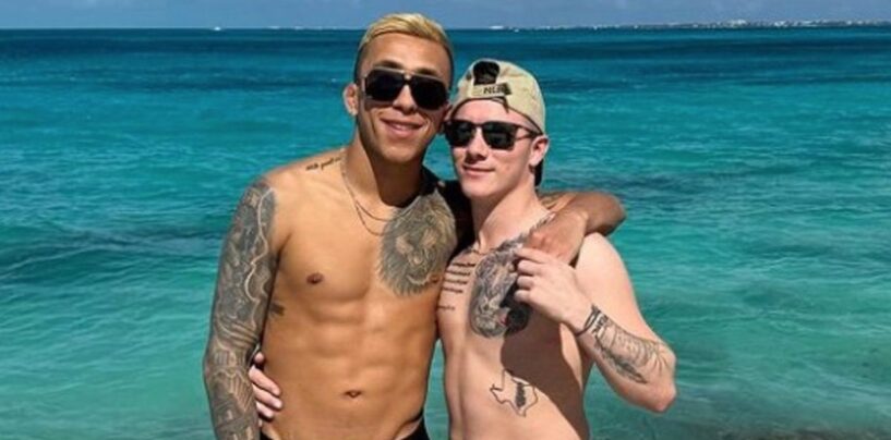 Les fans applaudissent après que le combattant de MMA Jeff Molina pose avec son petit ami sur Instagram