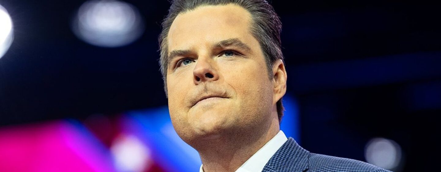 L’homophobe Matt Gaetz fait l’objet d’une enquête de la Chambre pour trafic sexuel et violations de lobbying.