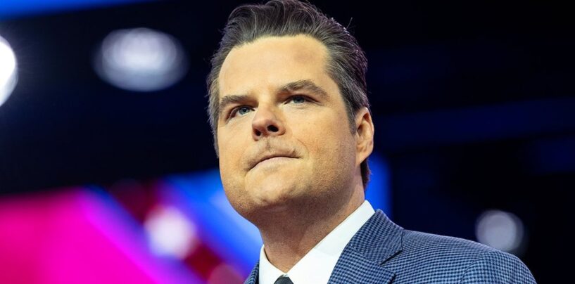 L’homophobe Matt Gaetz fait l’objet d’une enquête de la Chambre pour trafic sexuel et violations de lobbying.