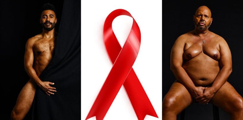 Le corps noir nu occupe le devant de la scène dans cette campagne contre le VIH