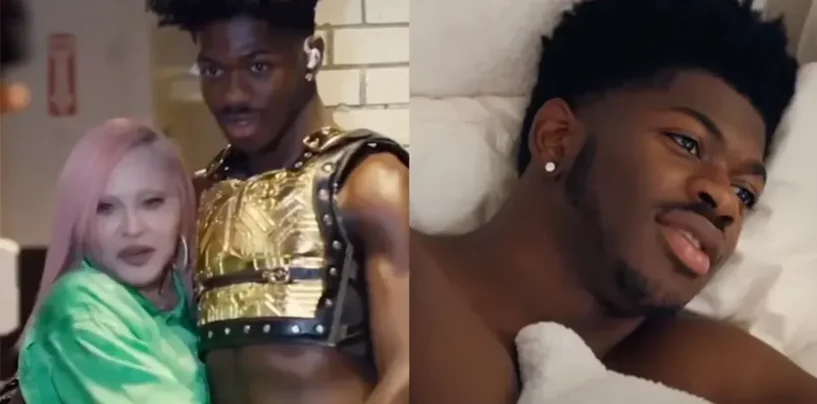 Regardez Lil Nas X et Madonna se rencontrer dans les coulisses dans cet adorable clip « Long Live Montero »