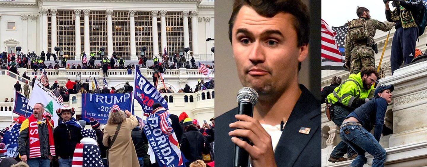 Charlie Kirk dit que les insurgés du 6 janvier auraient dû avoir des relations sexuelles homosexuelles au lieu de se précipiter au Capitole