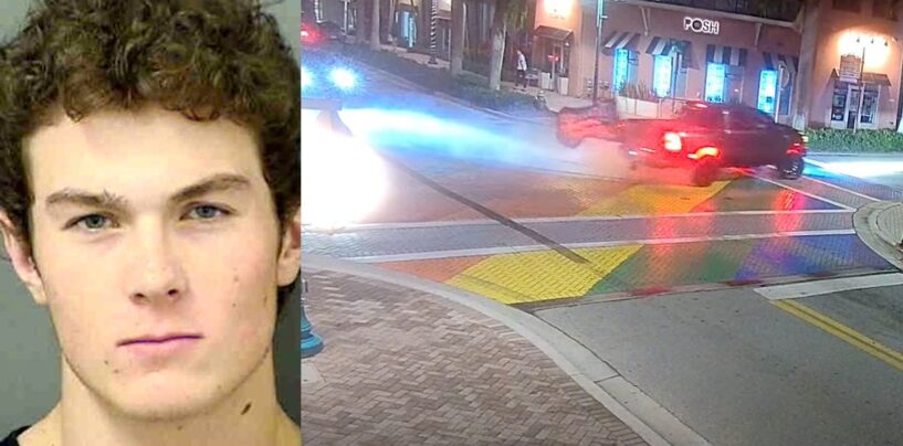 Un homme de Floride arrêté pour avoir dégradé une intersection Pride peinte en hommage aux victimes de la discothèque Pulse