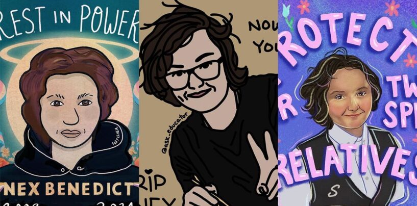 Reste au pouvoir, Nex Benedict : les hommages affluent pour un adolescent LGBTQ+ déchu