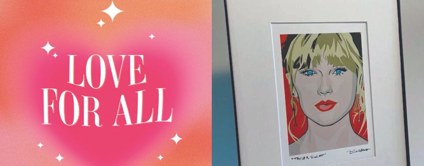Gagnez de l’amour et Taylor Swift : le concours « Love For All » du Pride Store et la collection Saint-Valentin !