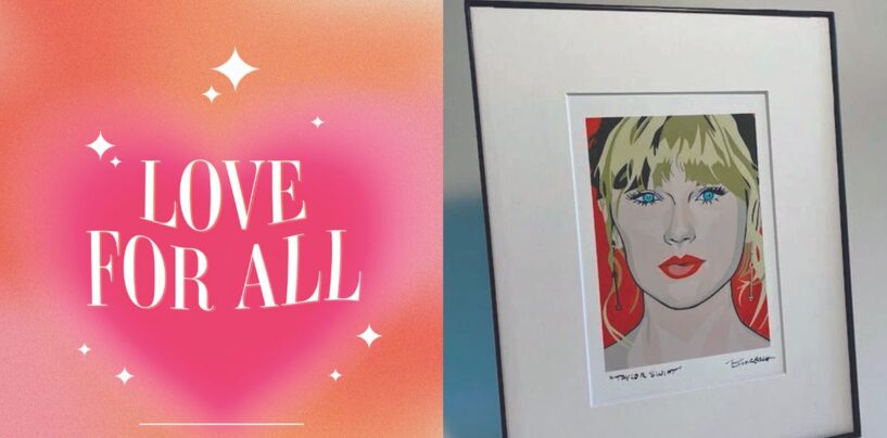 Gagnez de l’amour et Taylor Swift : le concours « Love For All » du Pride Store et la collection Saint-Valentin !