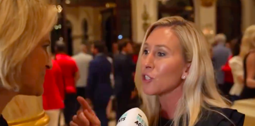 Regardez Marjorie Taylor Greene RAGE chez le journaliste, prouvant qu’elle est aussi molle que nous le pensions tous