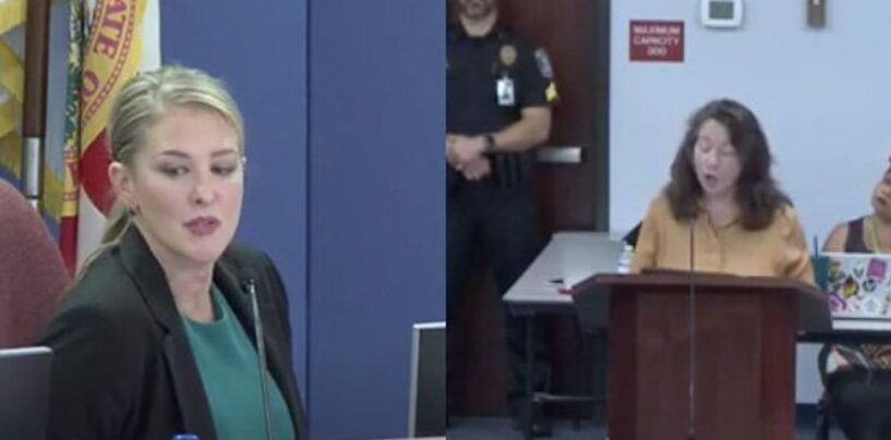 Regardez cette enseignante appeler BRUTALEMENT Bridget Ziegler de Moms for Liberty en face.