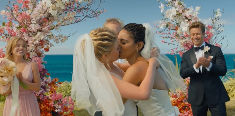 Découvrez le mariage lesbien au centre de Anybody But You